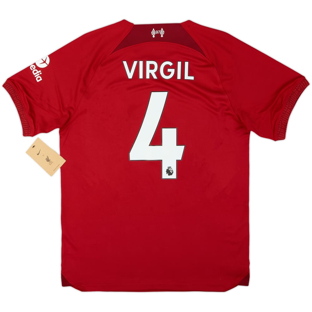2022-23 Liverpool Home Shirt Virgil #4 (S)