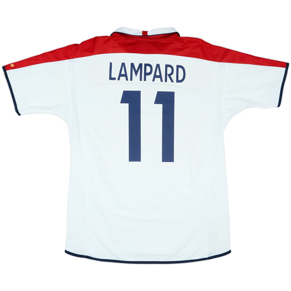 2003-05 England Home Shirt Lampard #11 - 5/10 - (XL)