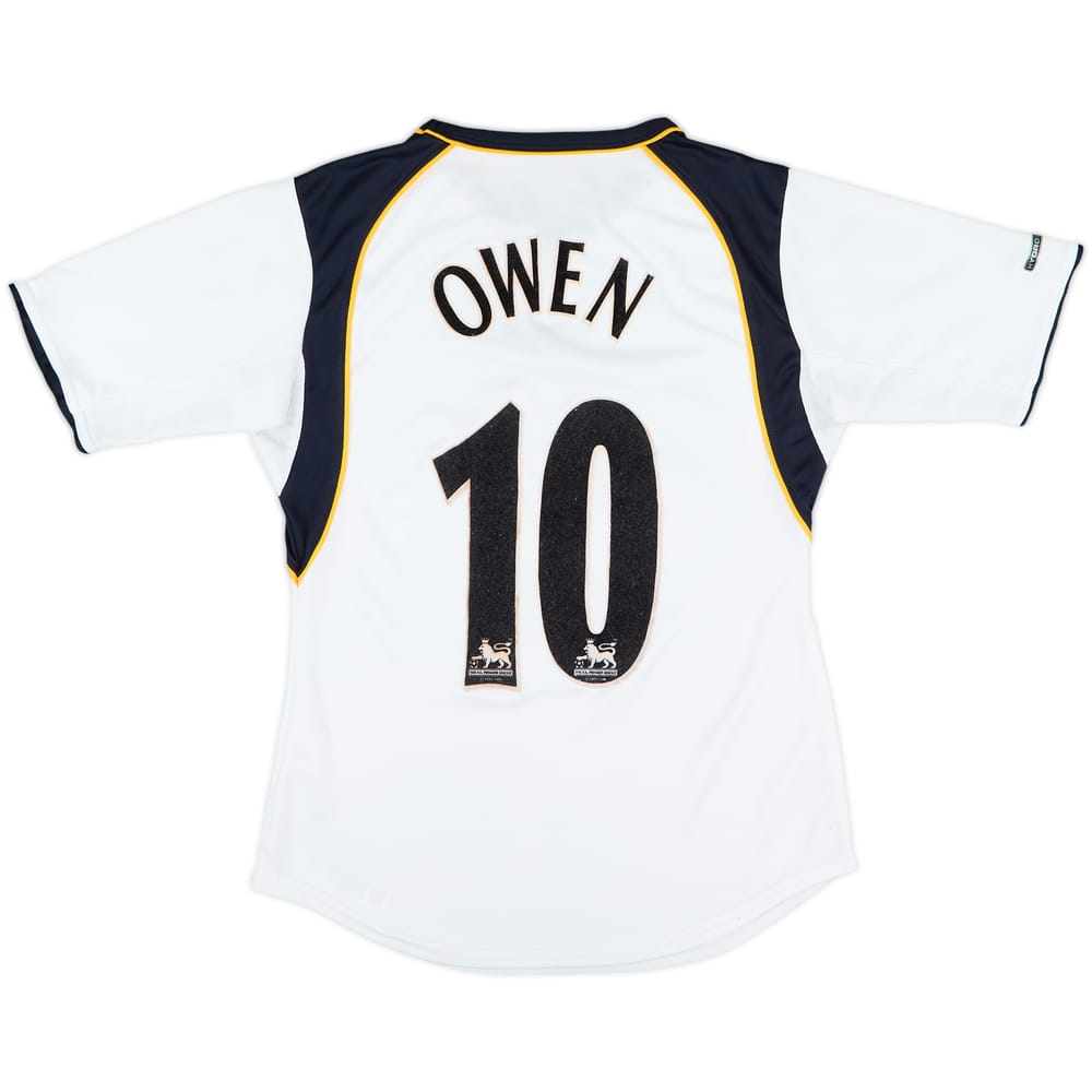 2001-03 Liverpool Away Shirt Owen #10 - 6/10 - (L.Boys)