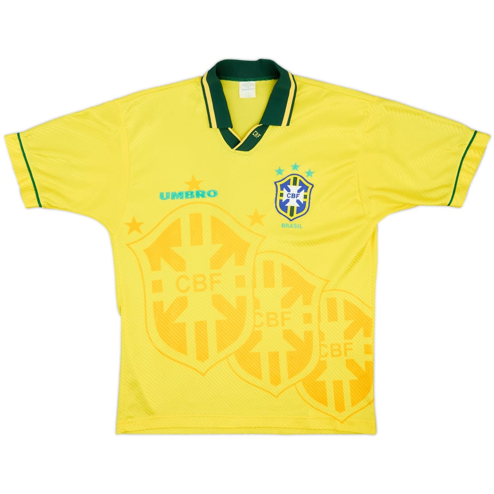 1994 Brazil Home Shirt - 6/10 - (L)