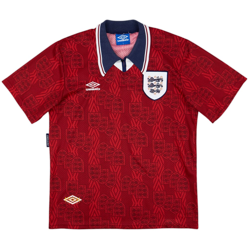 1993-95 England Away Shirt - 10/10 - (L)