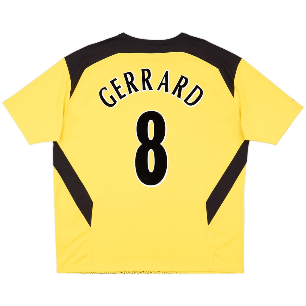 2004-06 Liverpool Away Shirt Gerrard #8 - 6/10 - (XL)