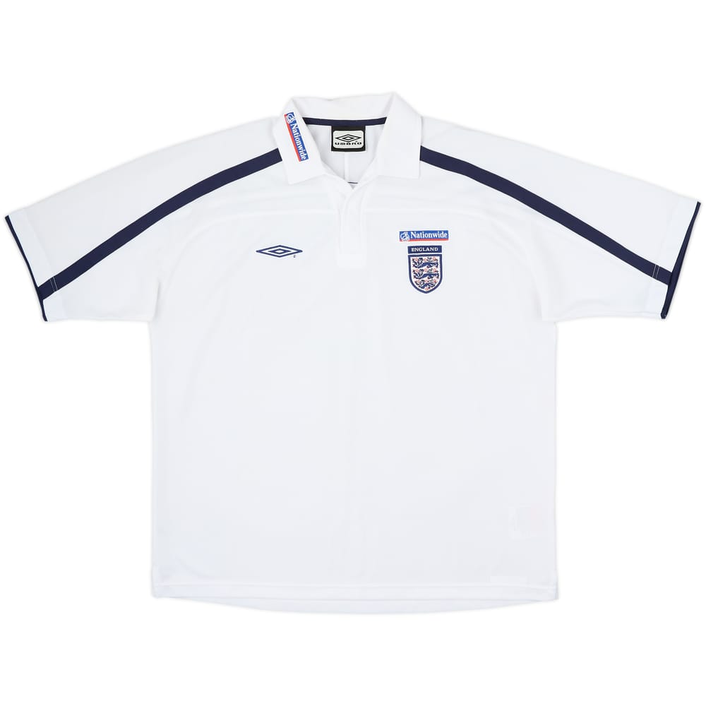 2002-03 England Umbro Polo Shirt - 9/10 - (XL)