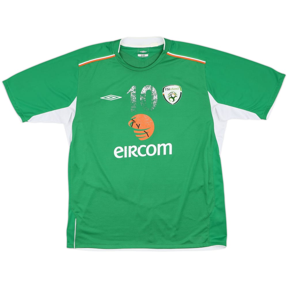 2004-06 Ireland Home Shirt #10 - 4/10 - (XL)