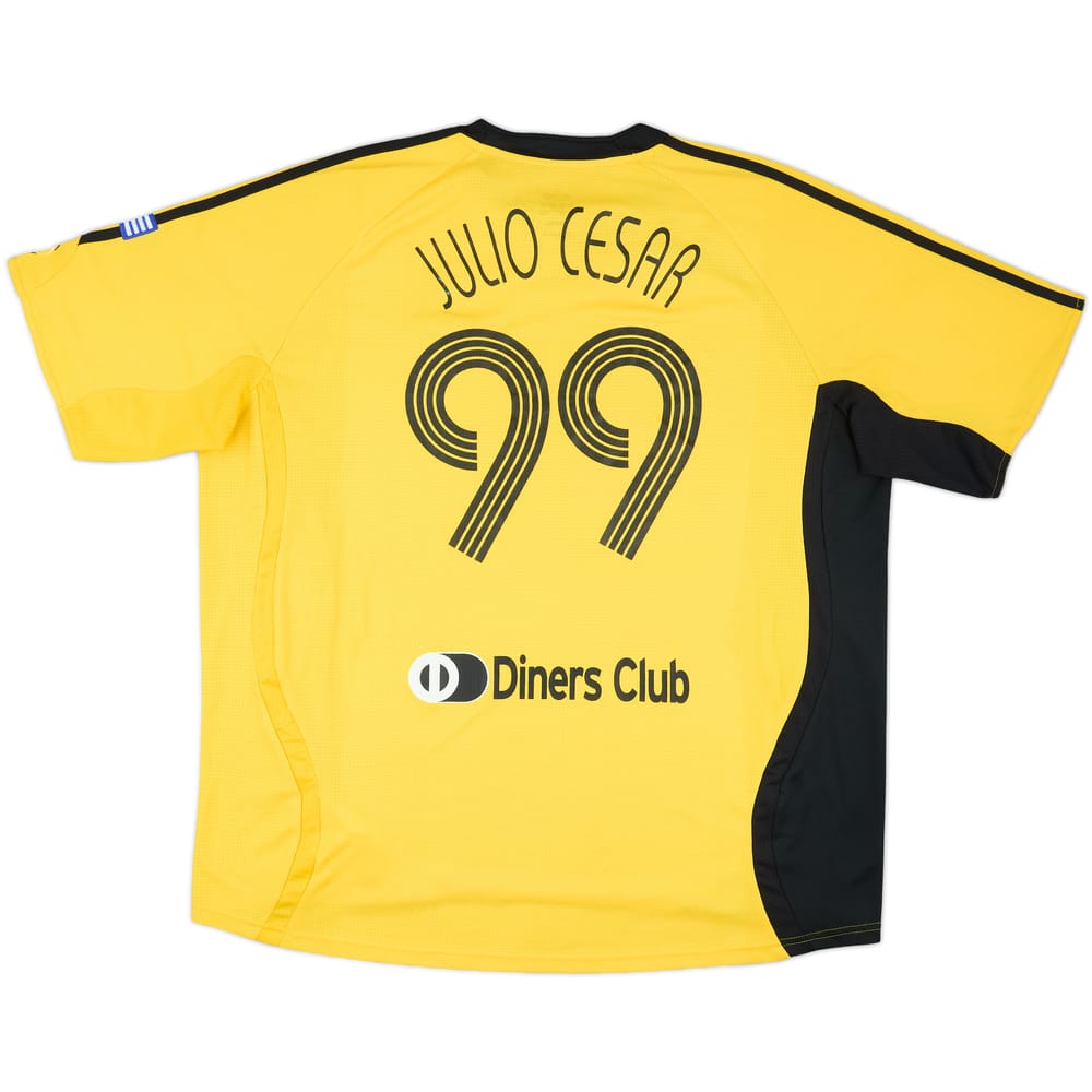 2006-07 AEK Athens Home Shirt Julio Cesar #99 - 7/10 - (XXL)