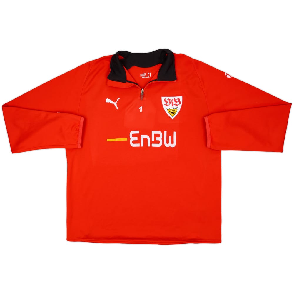 2008-09 Stuttgart Player Issue Puma 1/4 Zip Drill Top #1 - 8/10 - (XL)