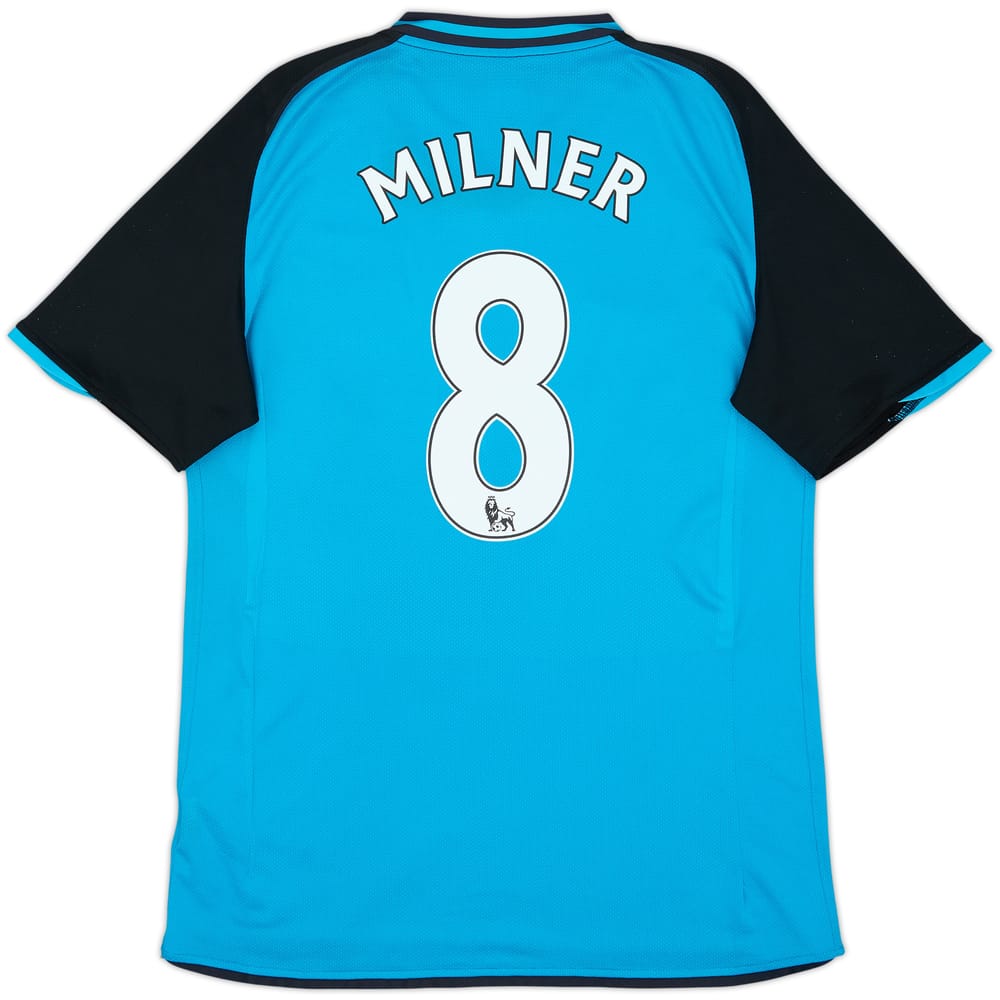 2008-09 Aston Villa Away Shirt Milner #8 - 6/10 - (M)