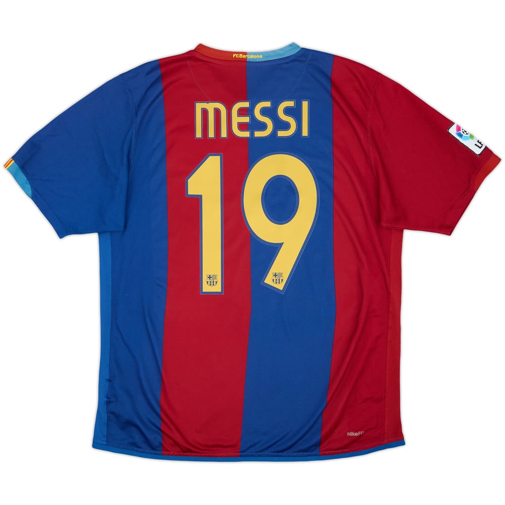 2006-07 Barcelona Home Shirt Messi #19 - 5/10 - (L)