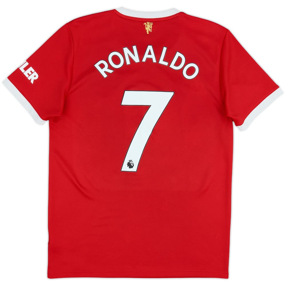 2021-22 Manchester United Home Shirt Ronaldo #7 - 8/10 - (M)