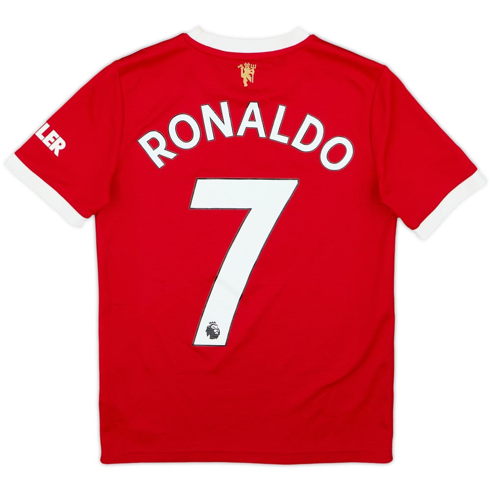 2021-22 Manchester United Home Shirt Ronaldo #7 - 6/10 - (11-12 Years)