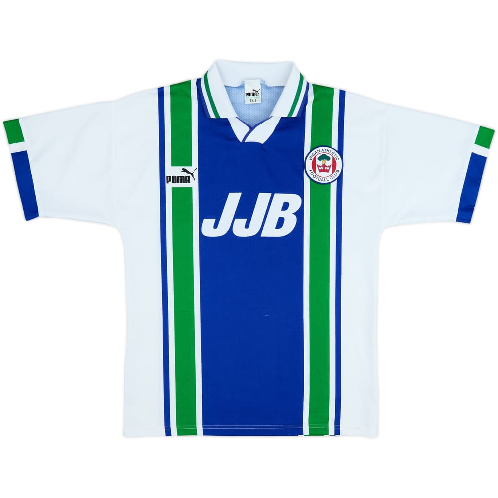 1995-98 Wigan Home Shirt - 8/10 - (L)