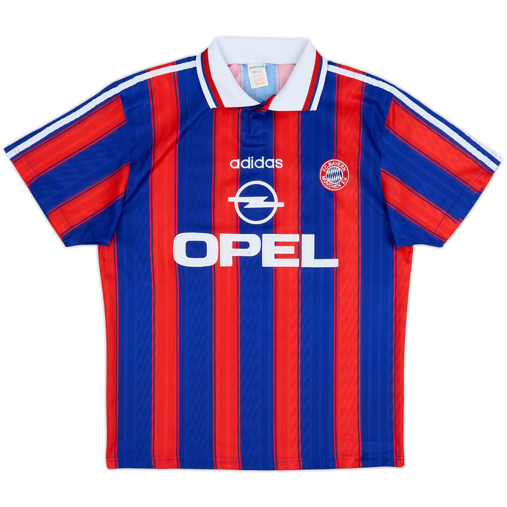 1995-97 Bayern Munich 'Squad Signed' Home Shirt - 8/10 - (M)