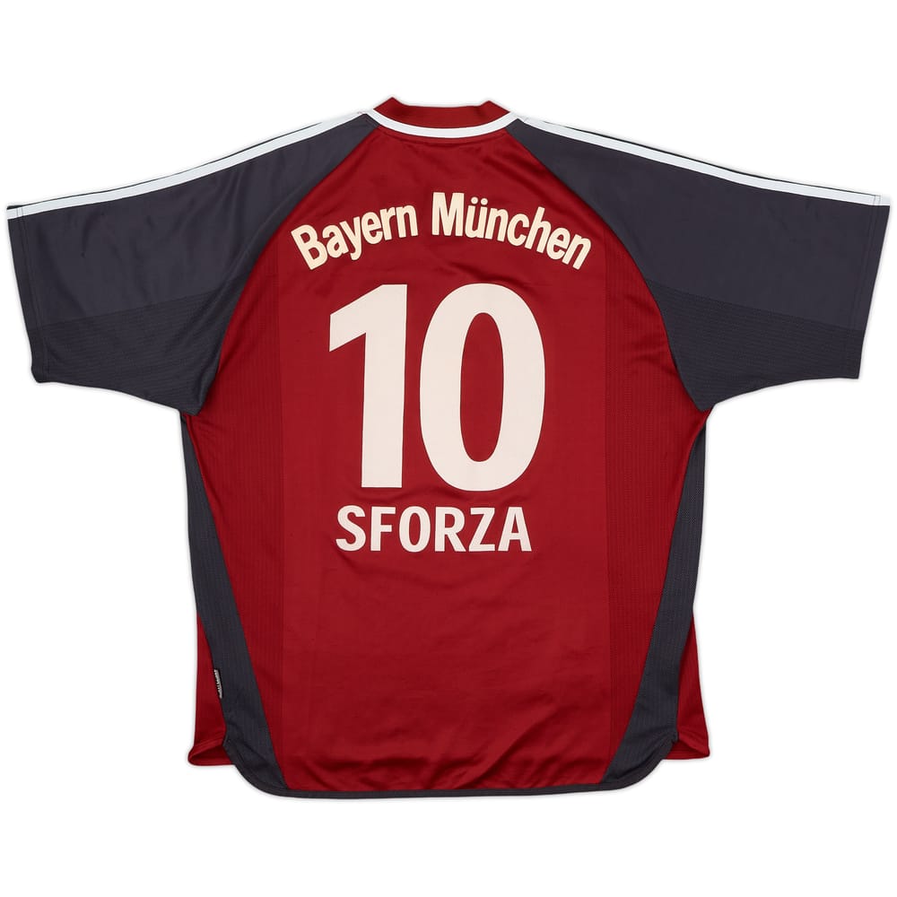 2001-02 Bayern Munich Home Shirt Sforza #10 - 8/10 - (L)