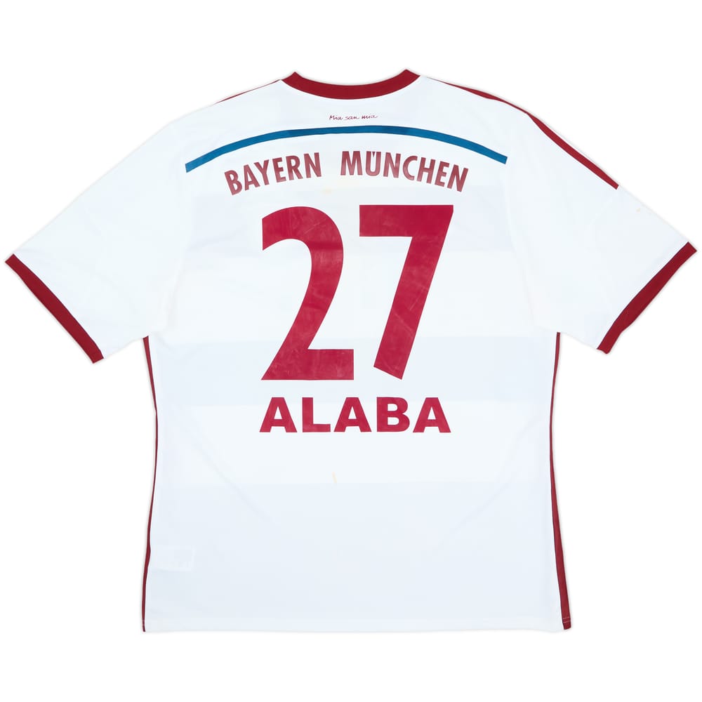 2014-15 Bayern Munich Away Shirt Alaba #27 - 4/10 - (XL)