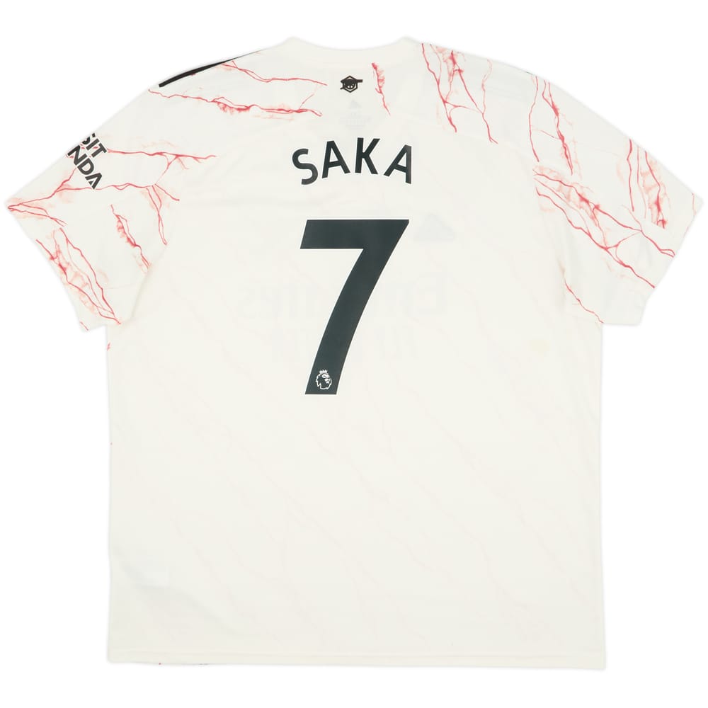 2020-21 Arsenal Away Shirt Saka #7 - 8/10 - (XXL)