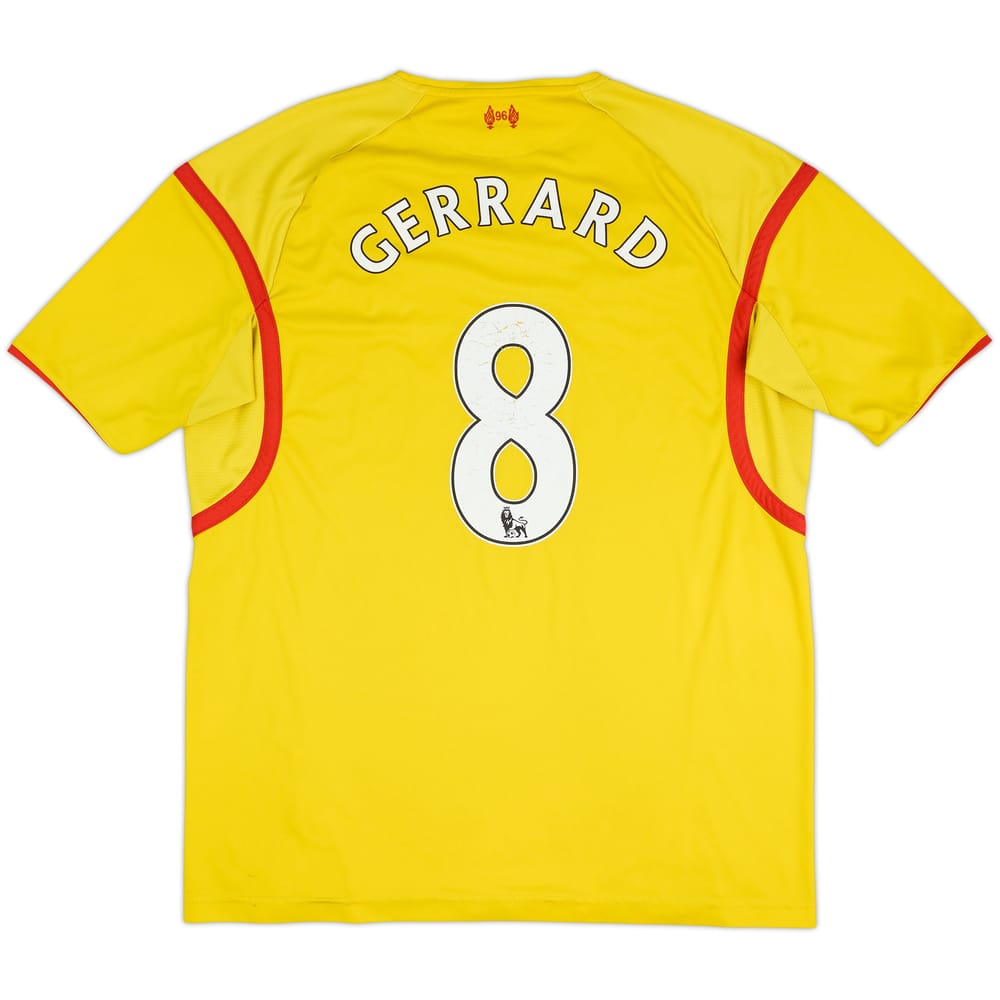 2014-15 Liverpool Away Shirt Gerrard #8 - 5/10 - (XL)
