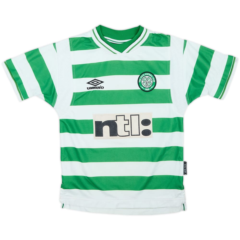 1999-01 Celtic Home Shirt - 6/10 - (11-12 Years)