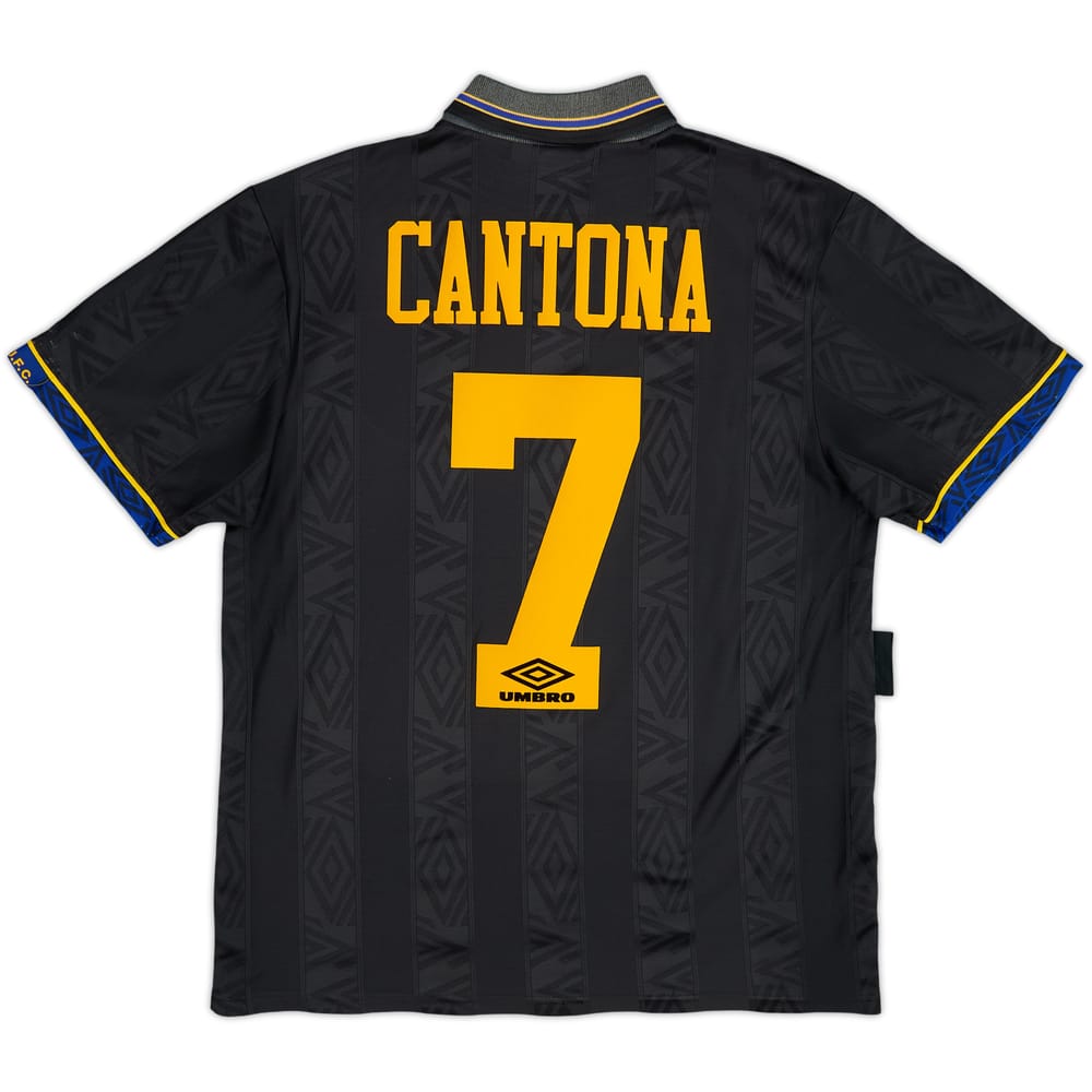 1993-95 Manchester United Away Shirt Cantona #7 - 5/10 - (M)