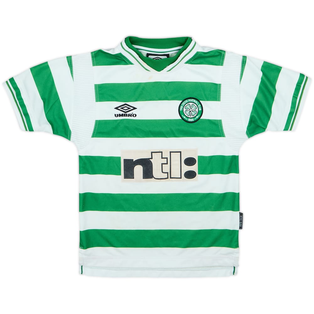 1999-01 Celtic Home Shirt - 5/10 - (9-10 Years)