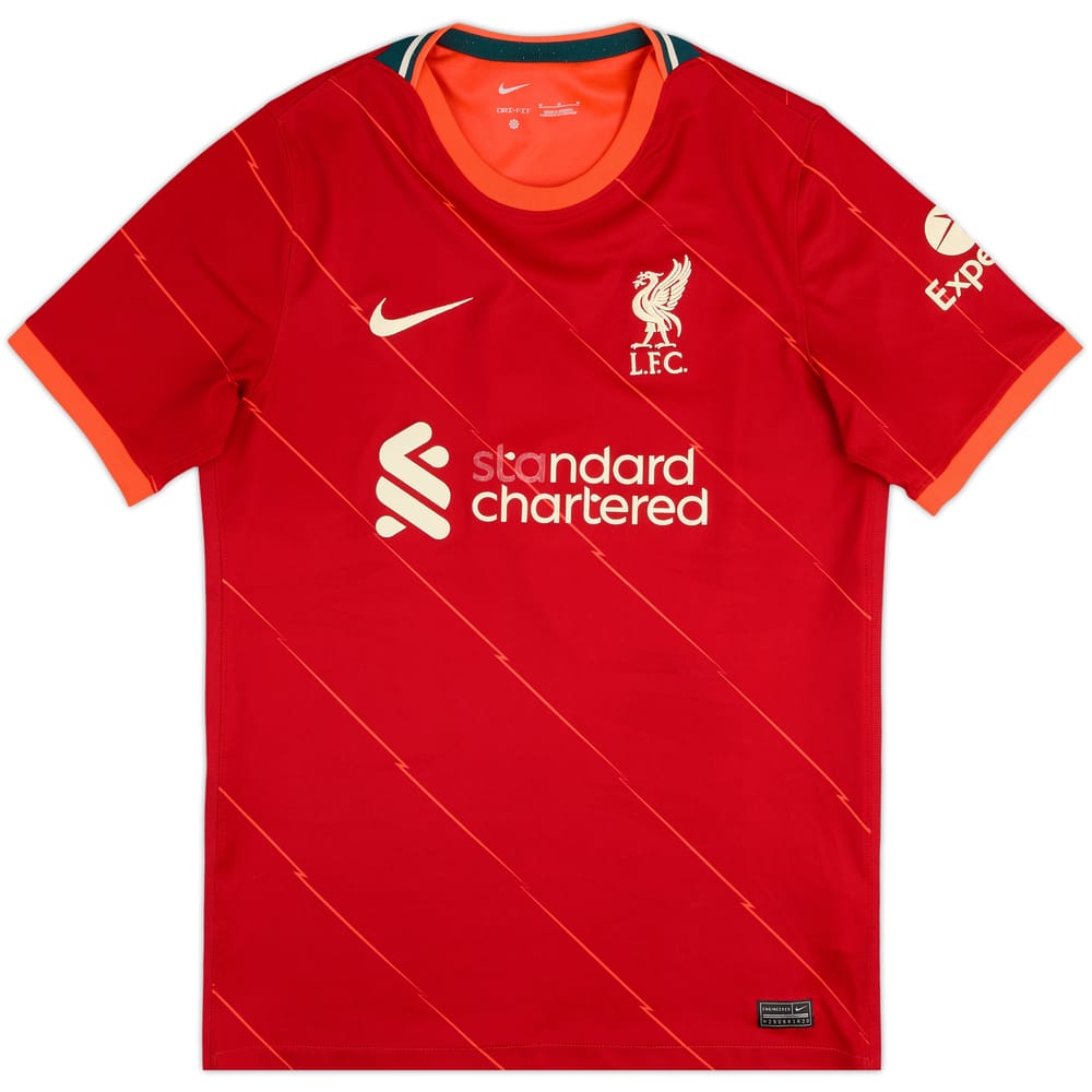 2021-22 Liverpool Home Shirt - 5/10 - (M)