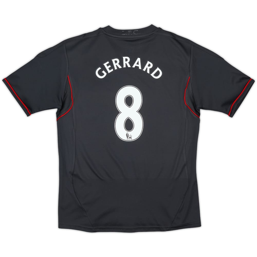 2011-12 Liverpool Away Shirt Gerrard #8 - 7/10 - (11-12 Years)