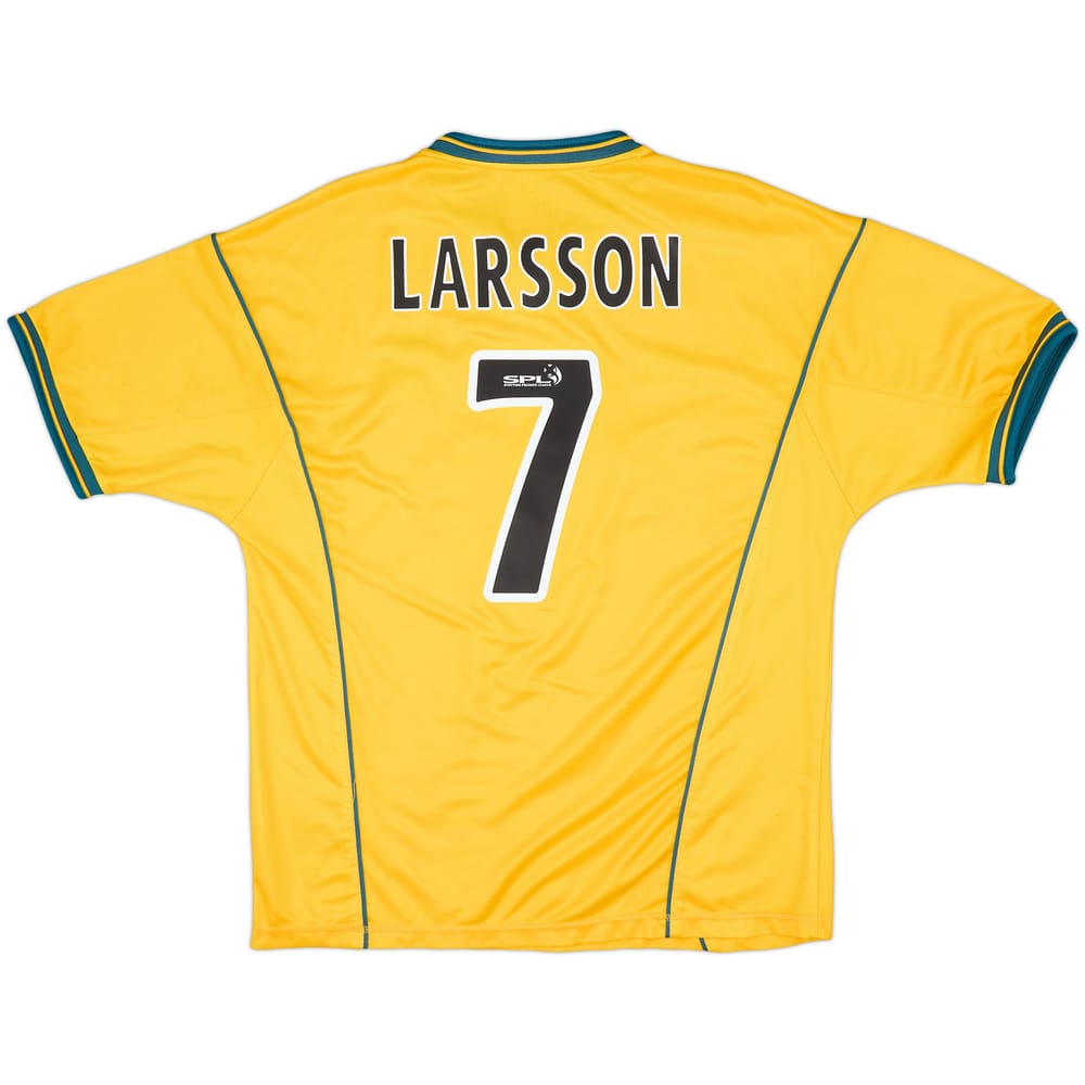 2000-02 Celtic Away Shirt Larsson #7 - 8/10 - (L)