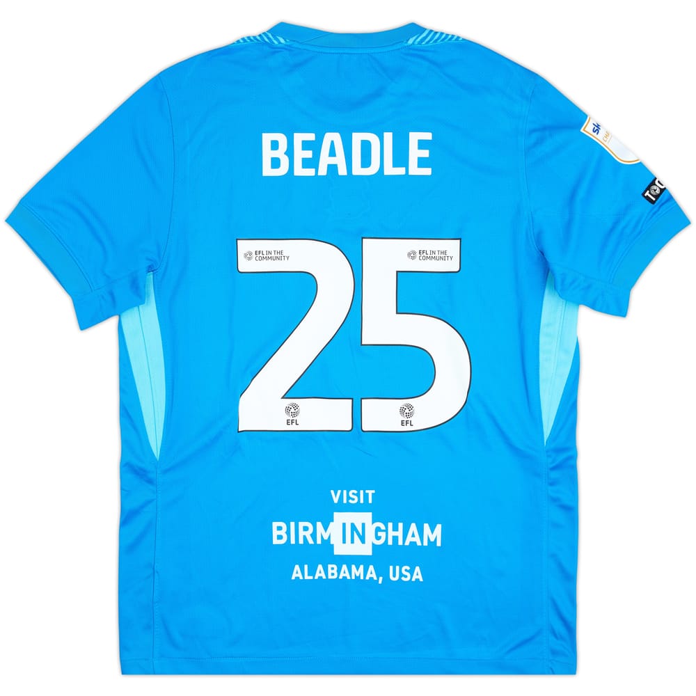 2025-26 Birmingham Match Issue GK Shirt Beadle #25
