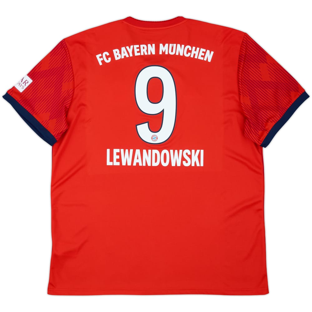 2018-19 Bayern Munich Home Shirt Lewandowski #9 - 8/10 - (XXL)