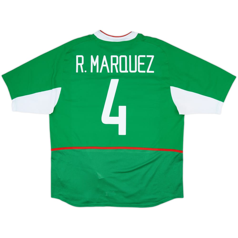 2003-04 Mexico Home Shirt R.Marquez #4 - 8/10 - (XL)