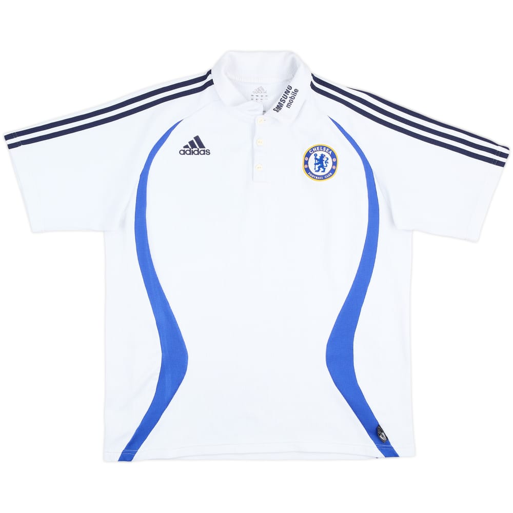 2006-07 Chelsea adidas Polo Shirt - 8/10 - (XL)
