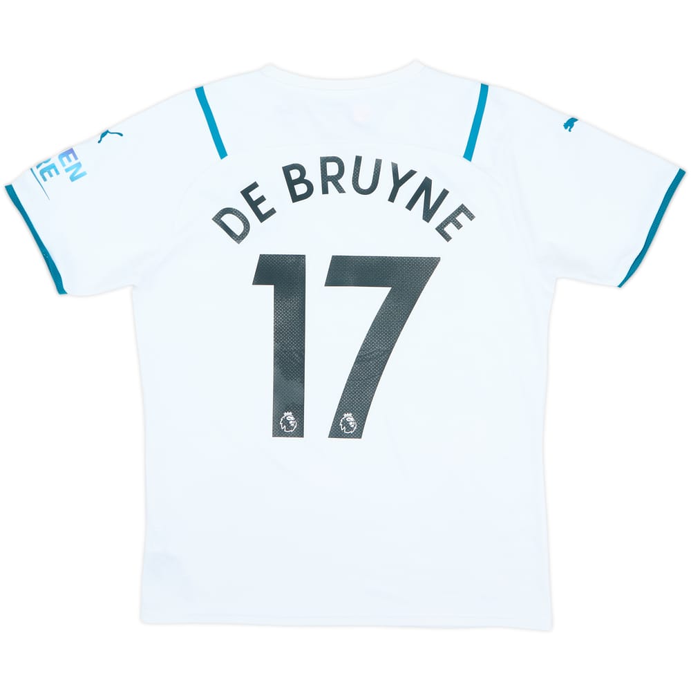 2021-22 Manchester City Away Shirt De Bruyne #17 - 9/10 - (M)