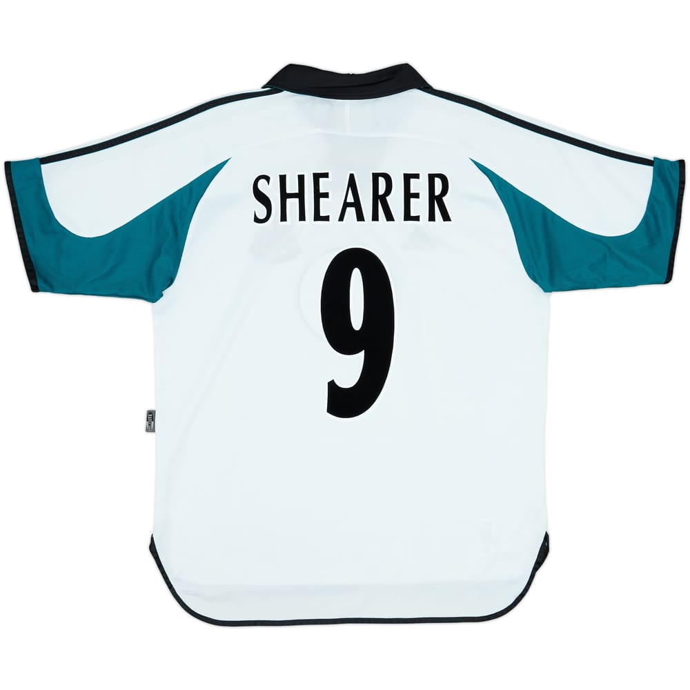 1999-00 Newcastle Away Shirt Shearer #9 - 8/10 - (L)