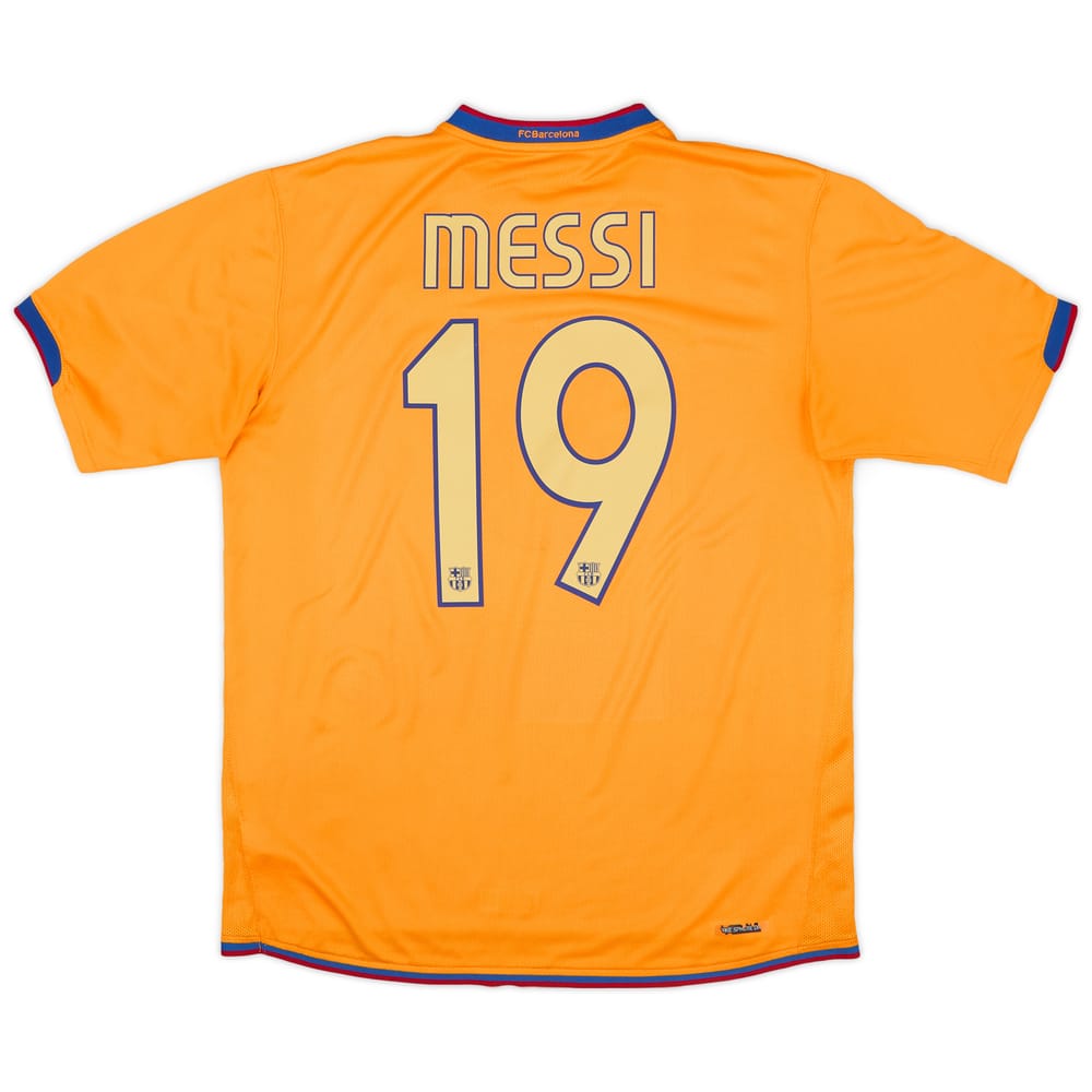 2006-08 Barcelona Away Shirt Messi #19 - 8/10 - (L)