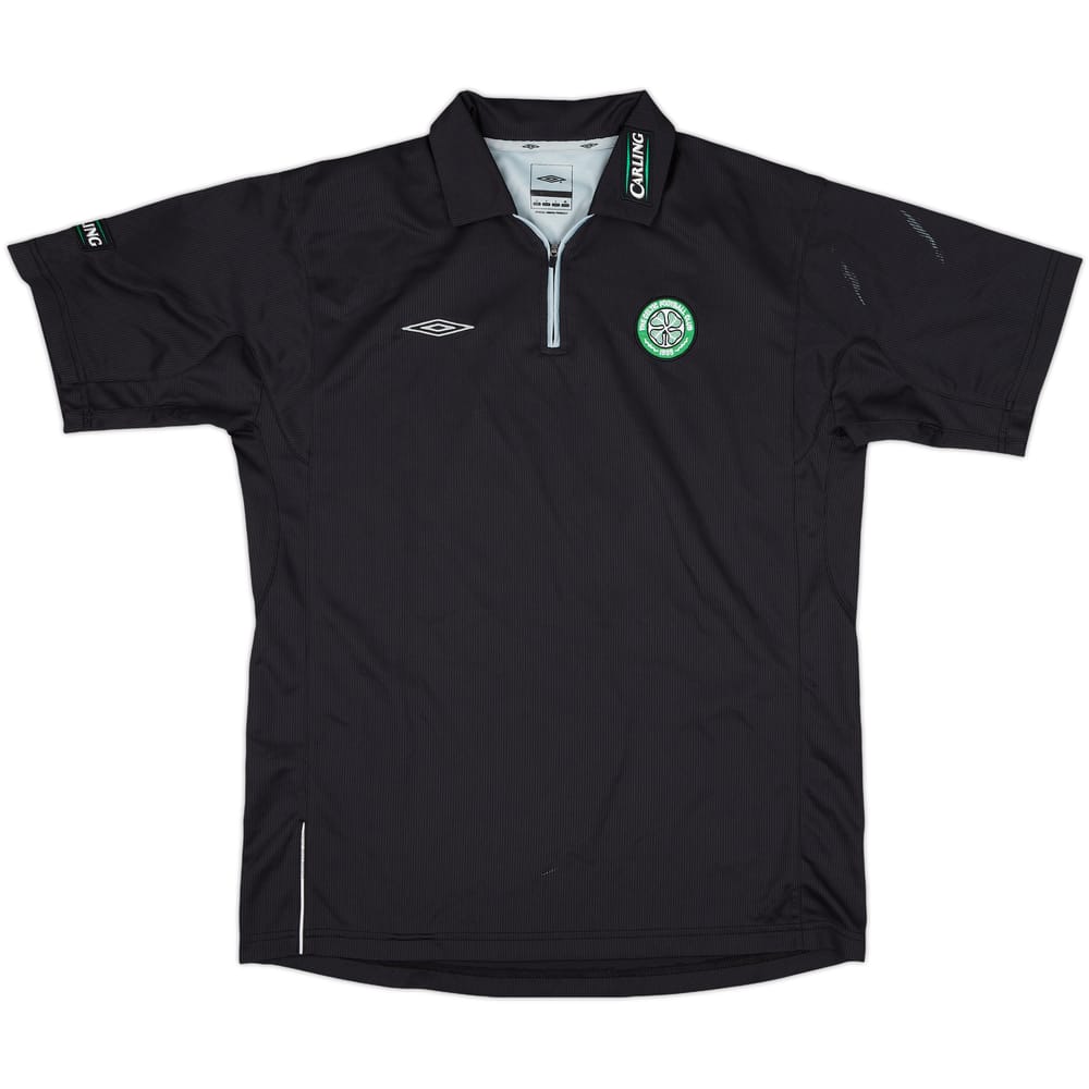 2005-06 Celtic Umbro 1/4 Zip Polo Shirt - 6/10 - (L)