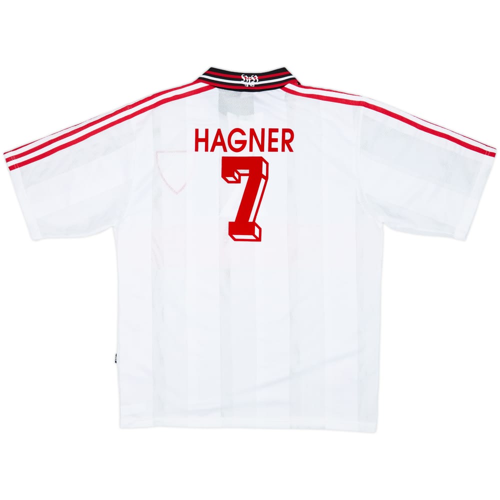 1997-98 Stuttgart Home Shirt Hagner #7 - 9/10 - (L)
