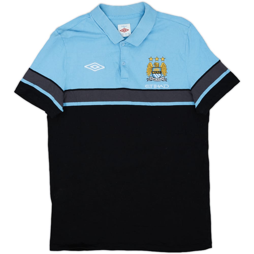 2010-11 Manchester City Umbro Polo Shirt - 9/10 - (L)