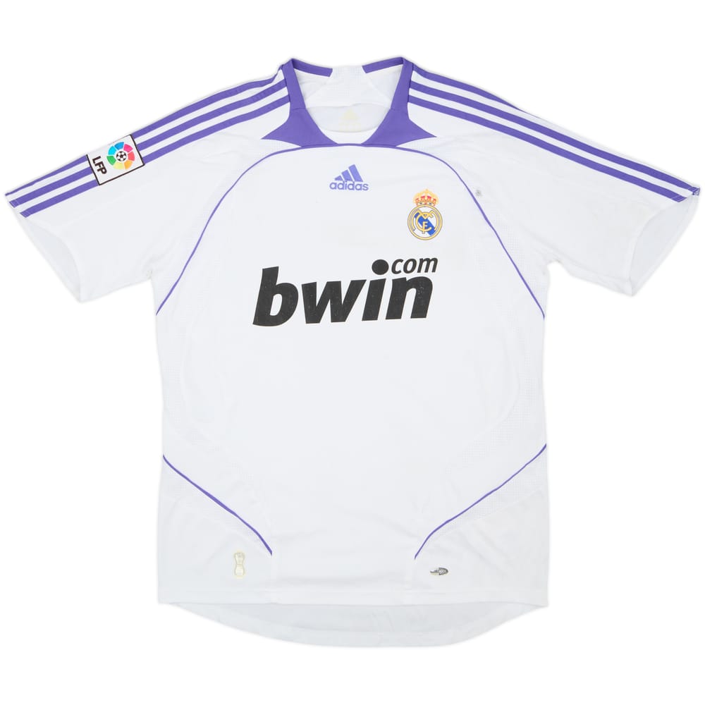 2007-08 Real Madrid Home Shirt - 5/10 - (M)