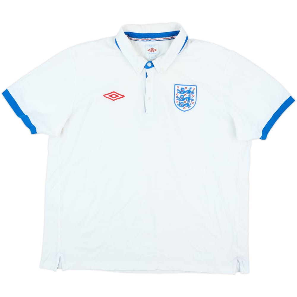 2012-13 England Umbro Polo Shirt - 9/10 - (XXL)