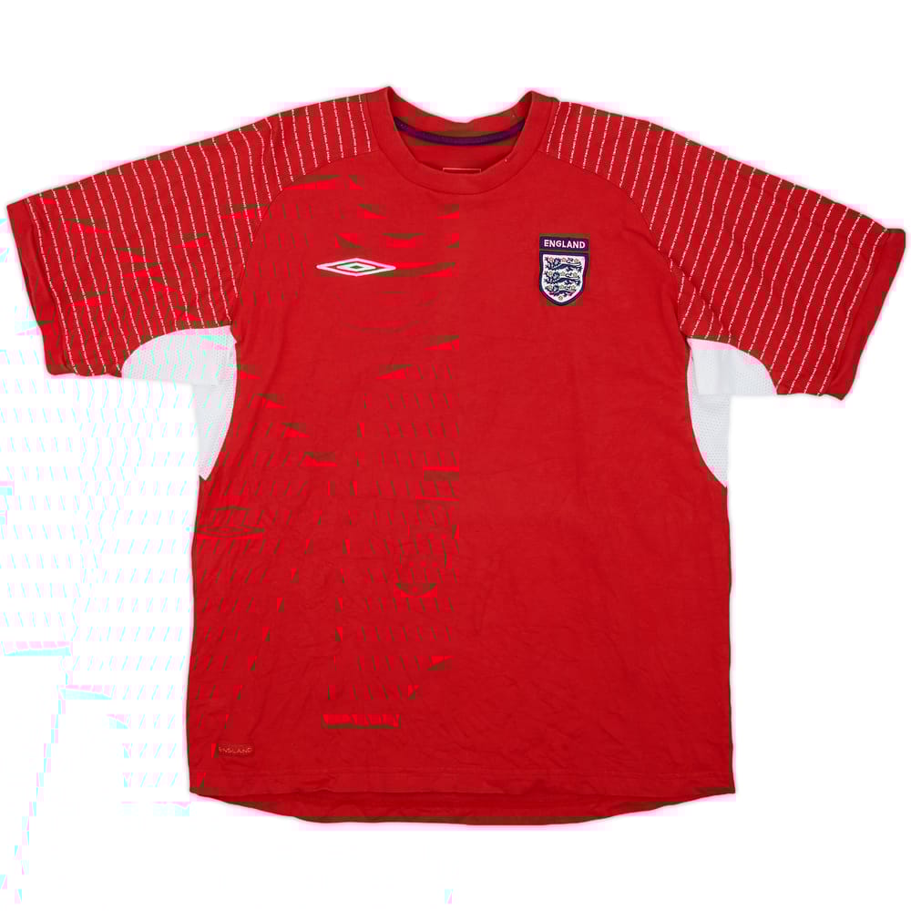 2010-11 England Umbro Cotton Tee - 9/10 - (L)