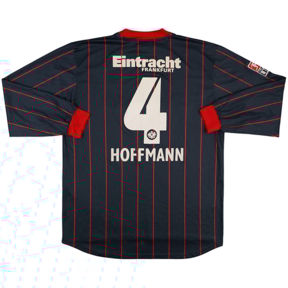 2004-05 Eintracht Frankfurt Match Issue Home L/S Shirt Hoffmann #4