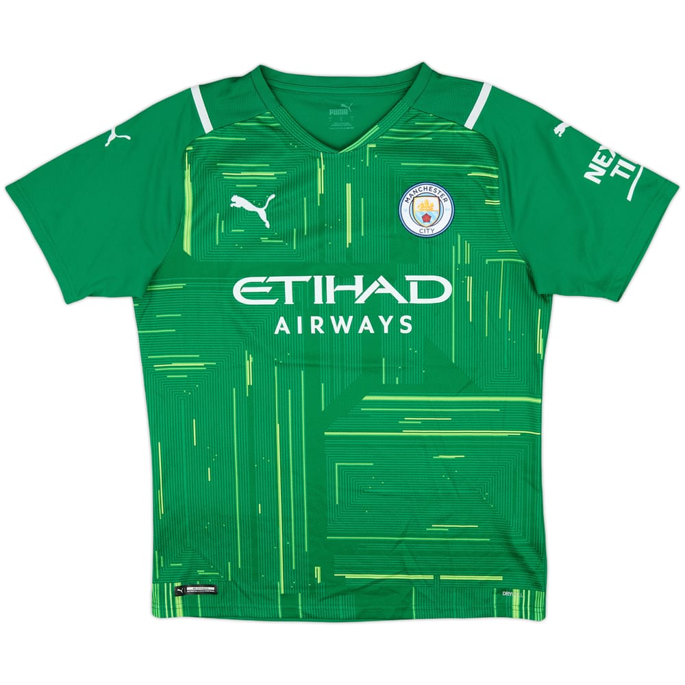 2021-22 Manchester City GK S/S Shirt - 10/10 - (L)