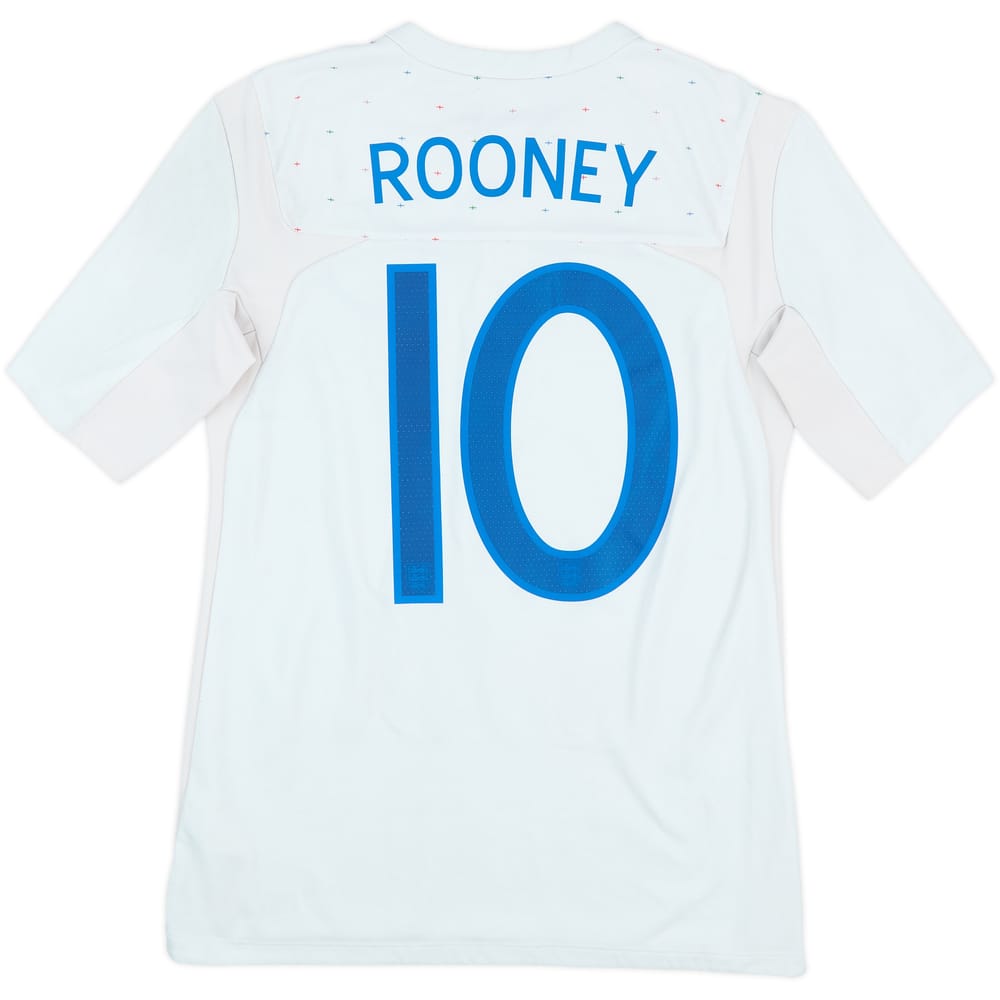 2010-11 England Home Shirt Rooney #10 - 7/10 - (S)
