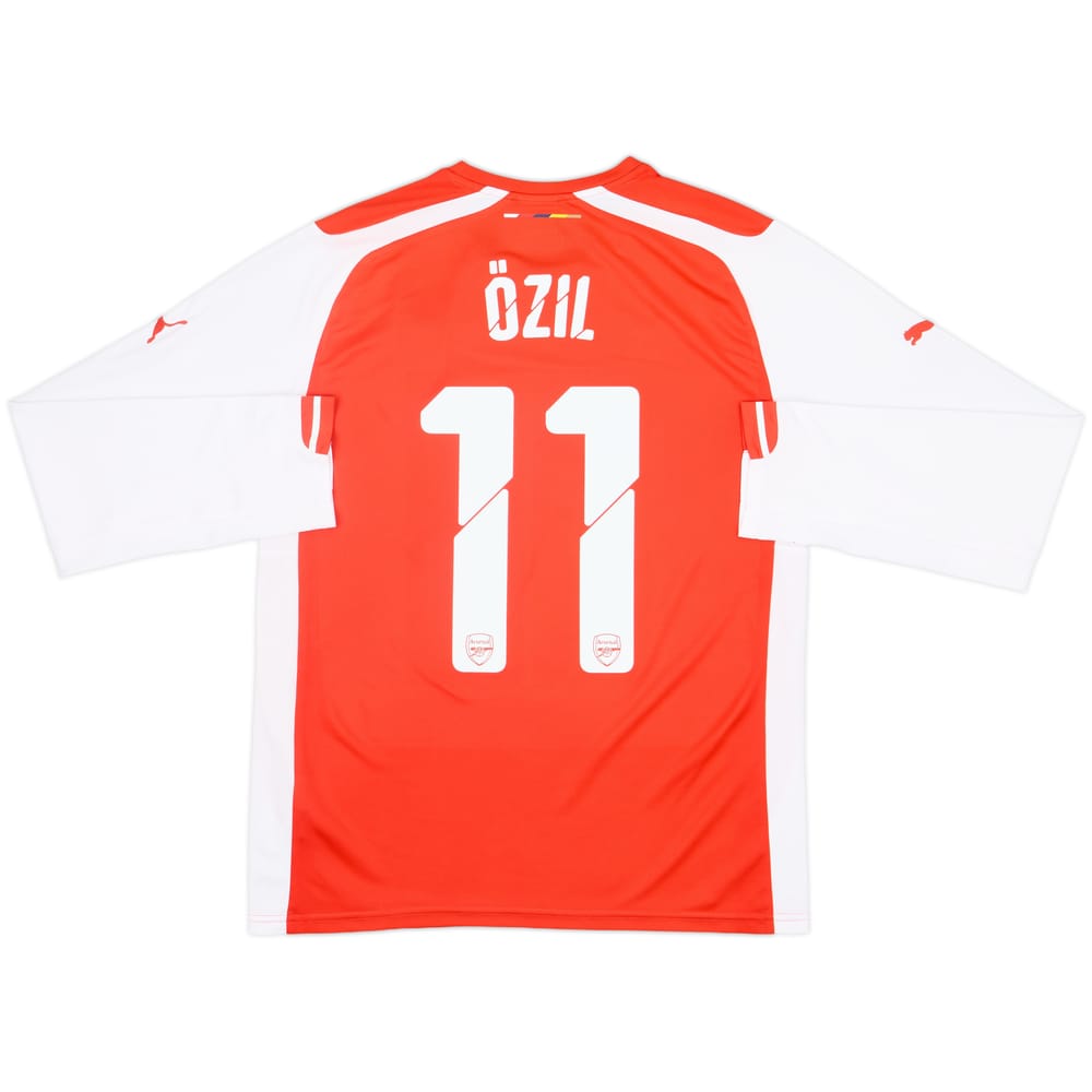 2014-15 Arsenal Home L/S Shirt Ozil #11 - 8/10 - (M)