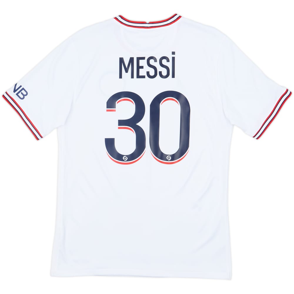2021-22 Paris Saint-Germain Fourth Shirt Messi #30 - 9/10 - (M)