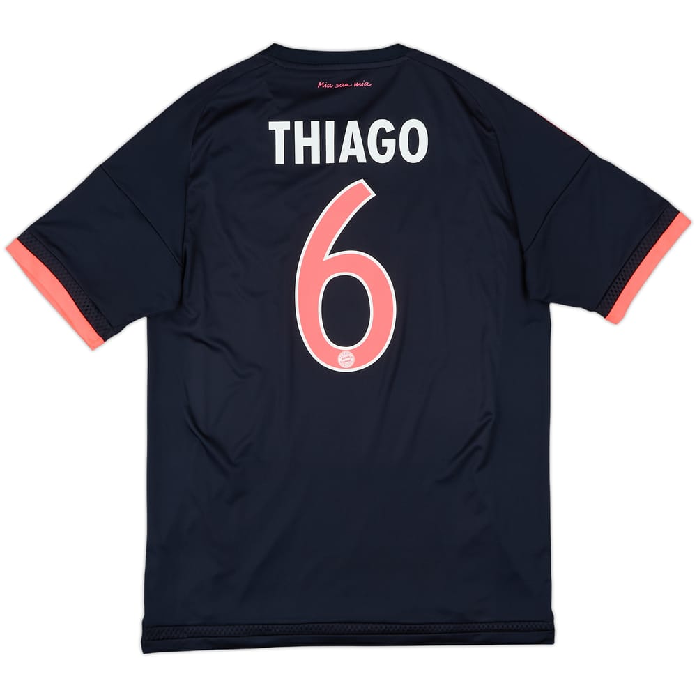 2015-16 Bayern Munich Third Shirt Thiago #6 - 10/10 - (M)