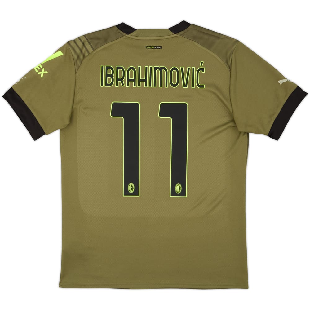 2022-23 AC Milan Third Shirt Ibrahimovic #11 - 9/10 - (M)