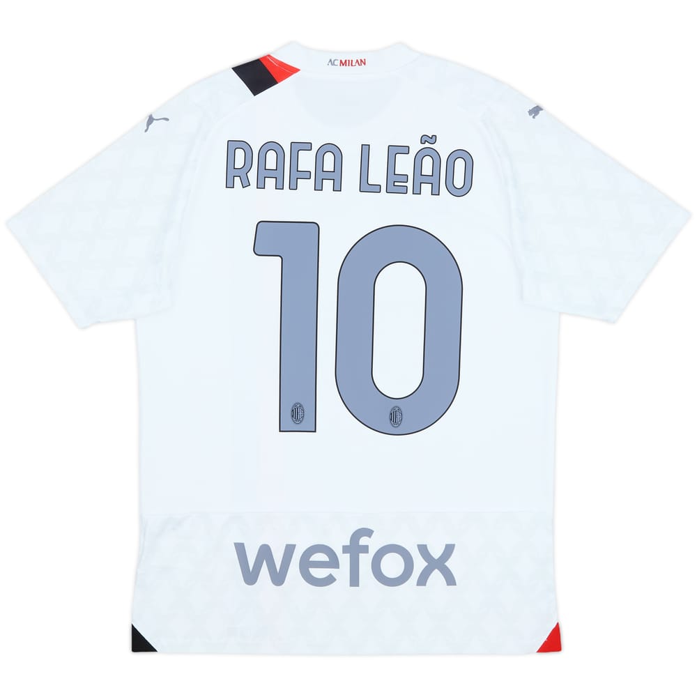 2023-24 AC Milan Away Shirt Rafa Leao #10 - 9/10 - (M)