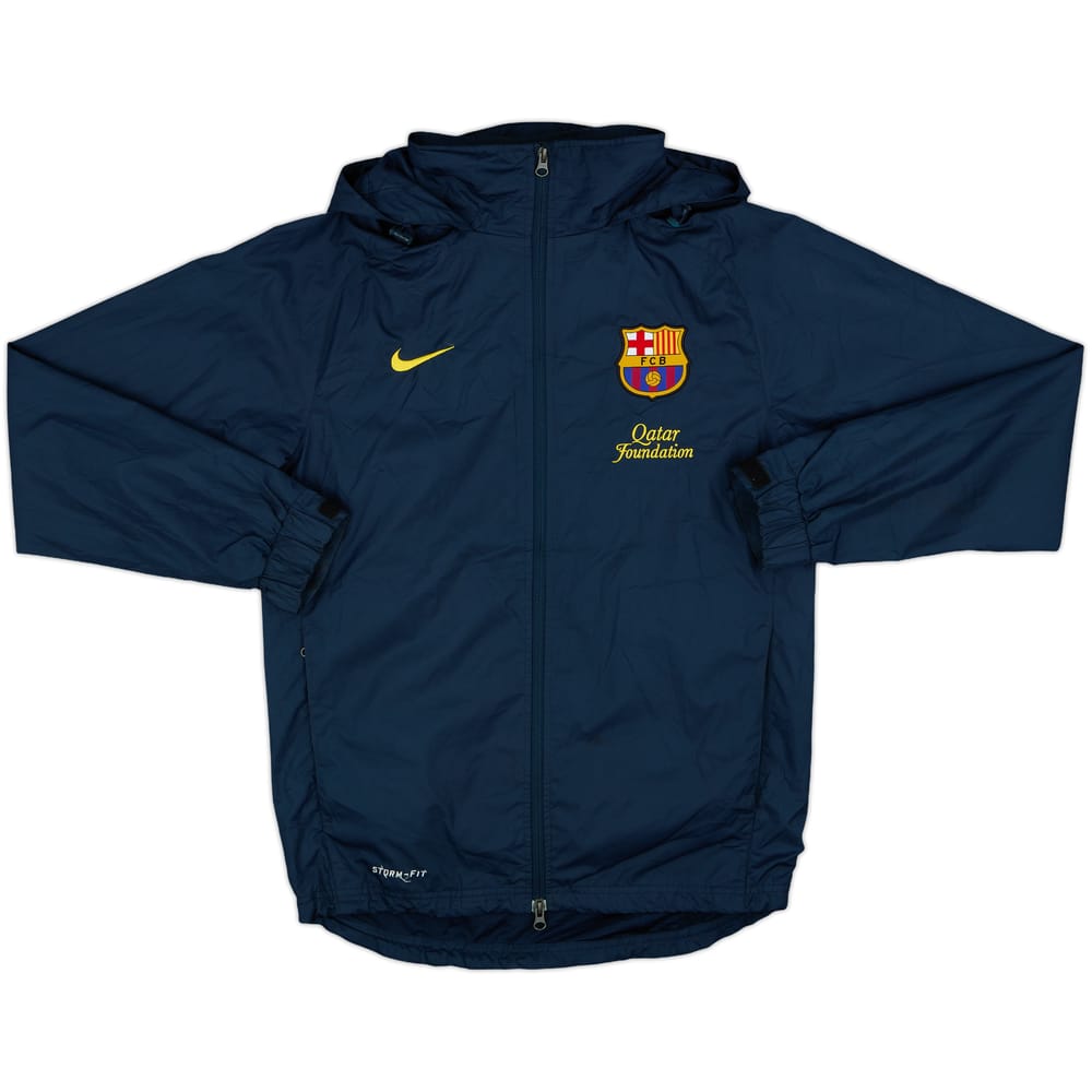 2012-13 Barcelona Nike Hooded Track Jacket - 8/10 - (XS)