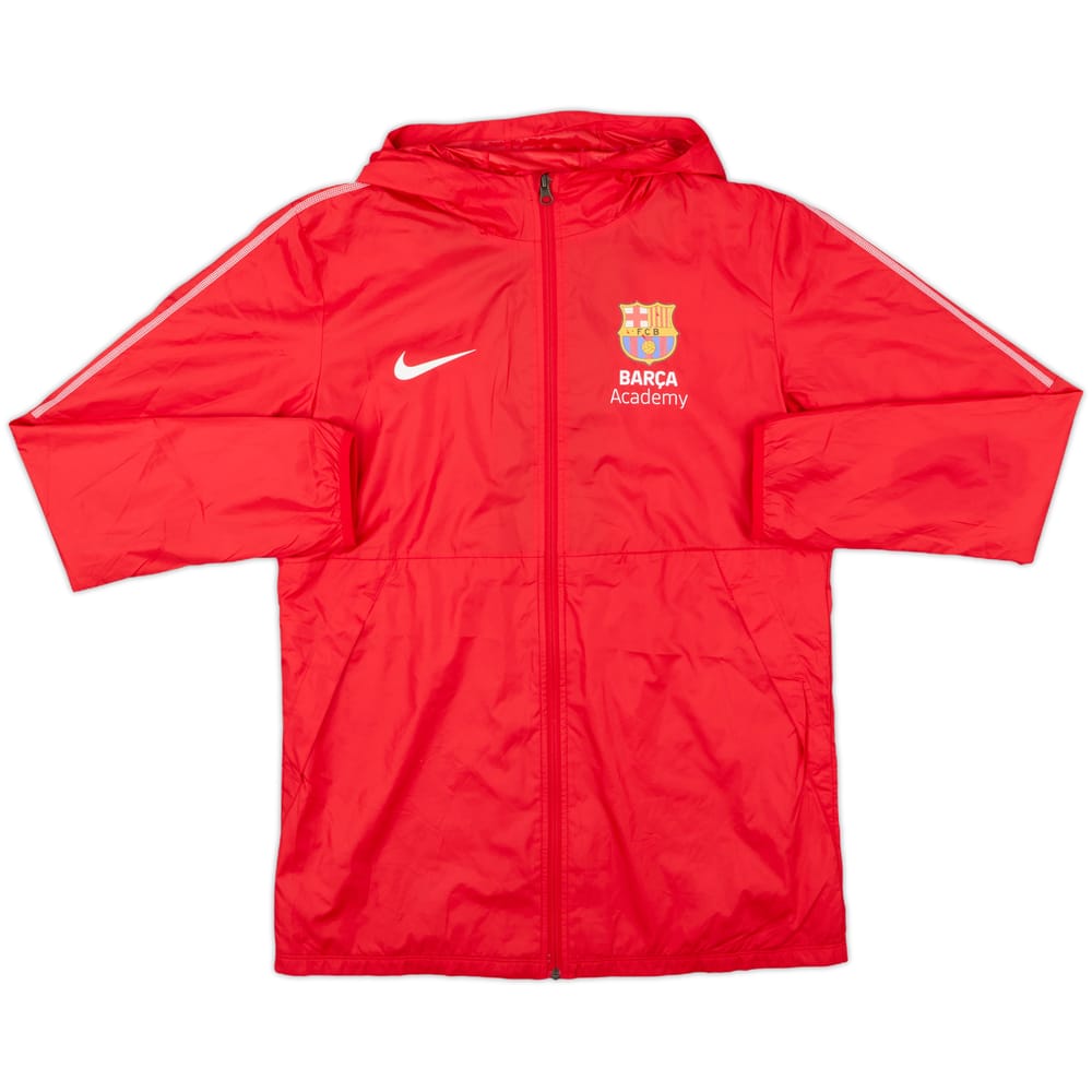 2018-19 Barcelona Academy Nike Hooded Rain Jacket - 6/10 - (M)