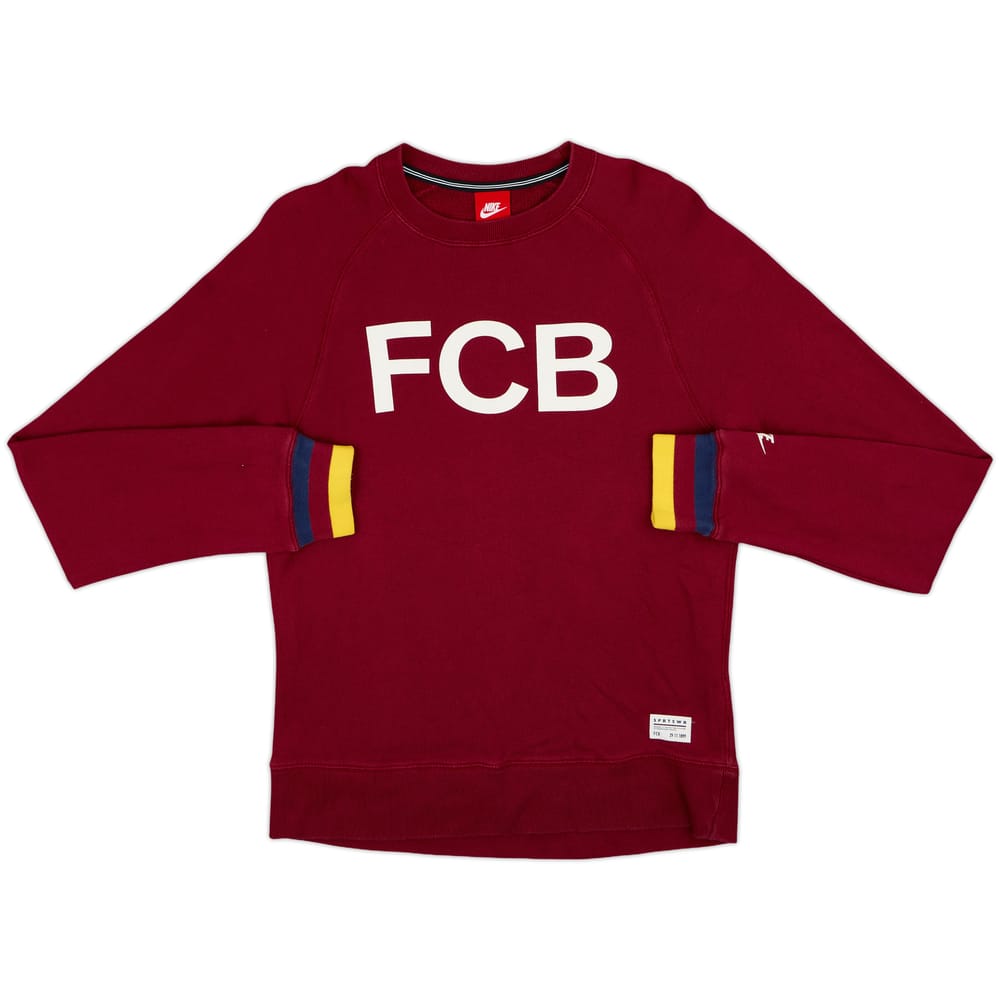 2013-14 Barcelona Nike Sweat Top - 8/10 - (M)